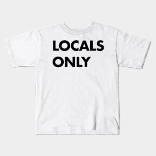 Locals Only Black Kids T-Shirt